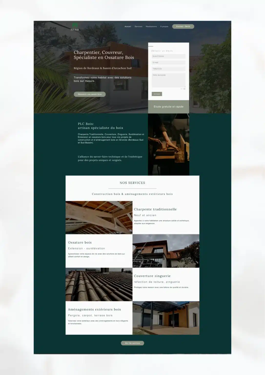 site internet couvreur