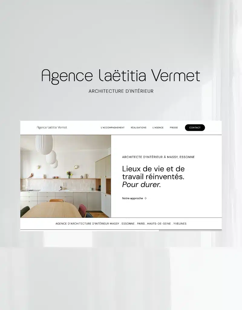 création site web architecte d'intérieur